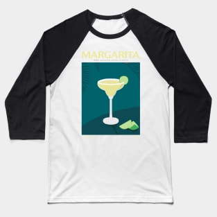 Margarita Cocktail Baseball T-Shirt